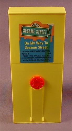 Fisher Price Vintage Movie Viewer Cartridge #485 On My Way To Sesam