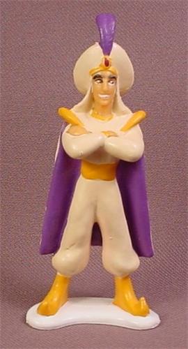 Disney Prince Aladdin PVC Figure On A Base, 3 1/4 Inches Tall