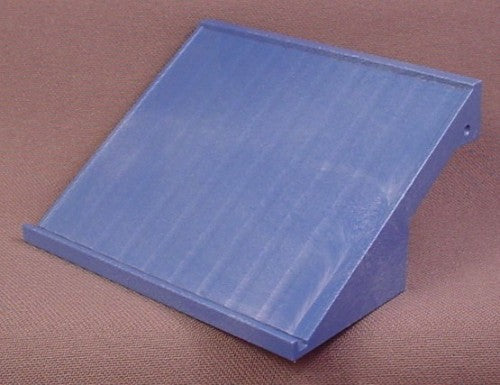 Playmobil Blue Roof Panel Section, 2 Units Wide, Medium Slope
