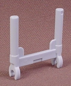 Playmobil Light Blue Bassinet Legs With Clips For Wheels, Slides In