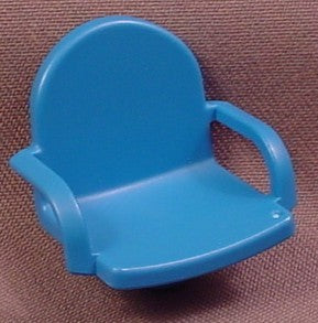 Playmobil Blue Office Chair Seat & Back With Armrests