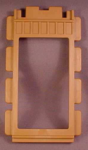 Playmobil Brown Wooden Wall With Open Frame, 1 Unit Wide, 3436 3769