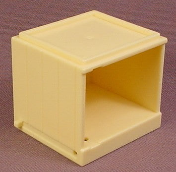 Playmobil Light Yellow Stackable Crate With An Open Side