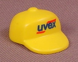 Playmobil Yellow Squared Baseball Style Cap Or Hat With UVEX Logo