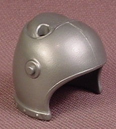 Playmobil Silver Gray Medieval Helmet With Visor Pegs