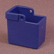 Playmobil Blue Recycling Box With Hinge Points For A Handle