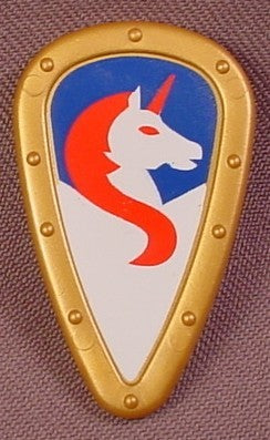 Playmobil Gold Tear Drop Shaped Shield