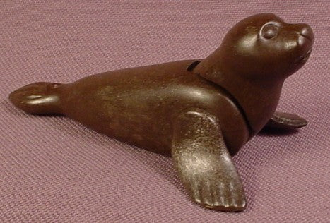 Playmobil Dark Brown Seal Or Sea Lion, Head & Front Flippers Move