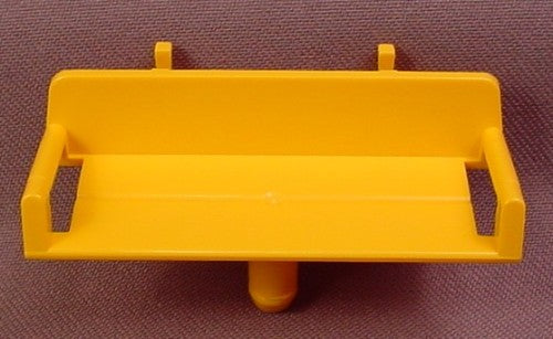 Playmobil Mustard Yellow Wagon Seat With Handles On The Ends