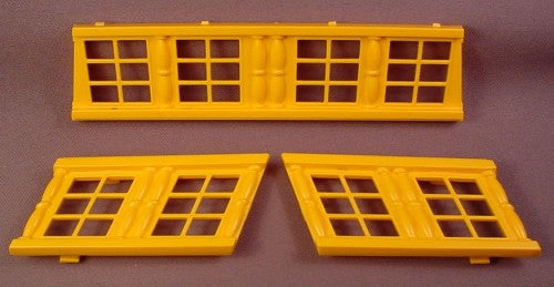 Playmobil Set of 3 Windows For A Ship, Port Starboard & Stern, 4290