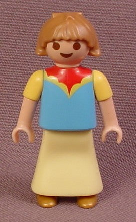 Playmobil Female Girl Child Princess Figure With Light Yellow Gown