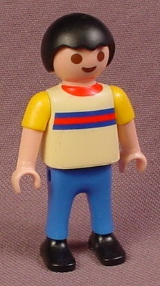 Playmobil Male Boy Child Figure With Light Yellow Shirt