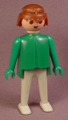 Playmobil Adult Male Classic Style Figure With Green Torso Arms