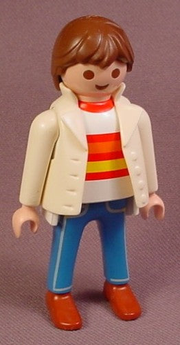 Playmobil Adult Male Figure In A Cream Jacket And White Shirt