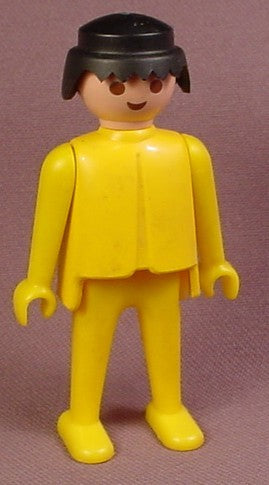 Playmobil Adult Male Classic Style Figure With All Yellow Clothes