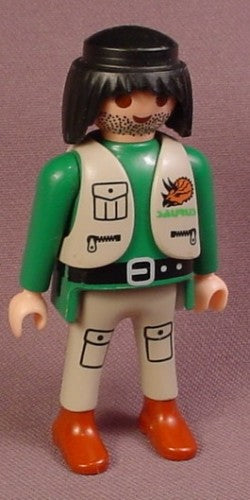 Playmobil Adult Male Dinosaur Expert Figure In A Green Shirt