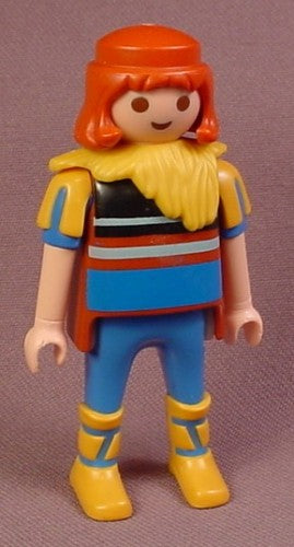 Playmobil Adult Male Archer Figure In A Blue Shirt