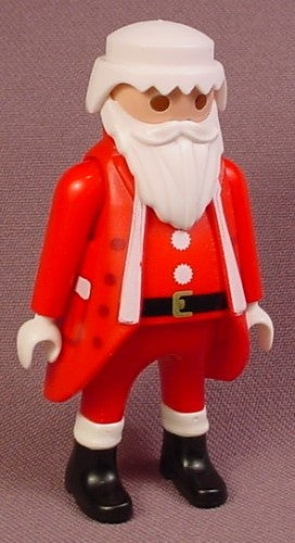 Playmobil Adult Male Santa Claus Figure In A Long Coat