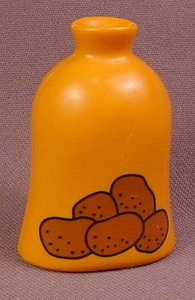 Playmobil 123 Brown Sack Of Potatoes With Potato Pattern, 6750 6759