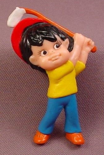 Sports Billy Golfer Boy PVC Figure, 2 3/4 Inches Tall, Lil Sports B