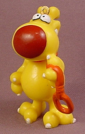 Grimmy The Dog Holding His Leash PVC Figure, 2 1/2 Inches Tall