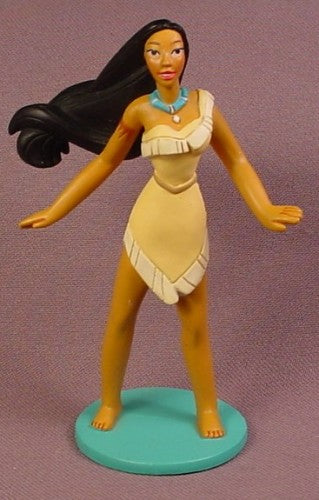 Disney Princess Pocahontas PVC Figure On A Round Base, 3 3/4 Inches