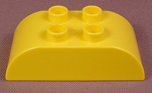 Lego Duplo 98223 Yellow 2X4 Brick With Both Ends Curved, 6133 61562