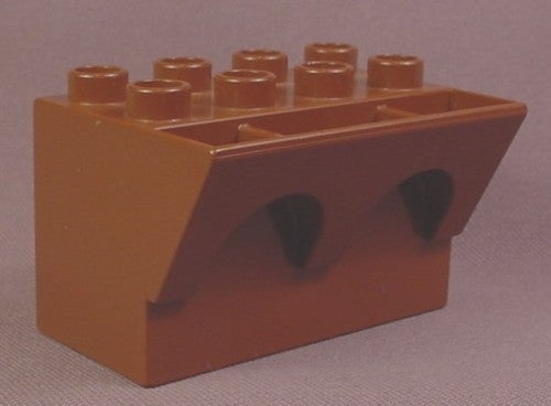 Lego Duplo 51732 Brown 3X4X2 Brick With Machicolation