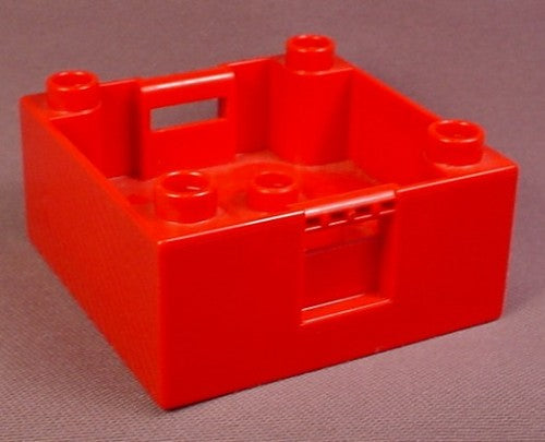 Lego Duplo 47423 Red 4X4X1 1/2 Container Or Cargo Box With Studs