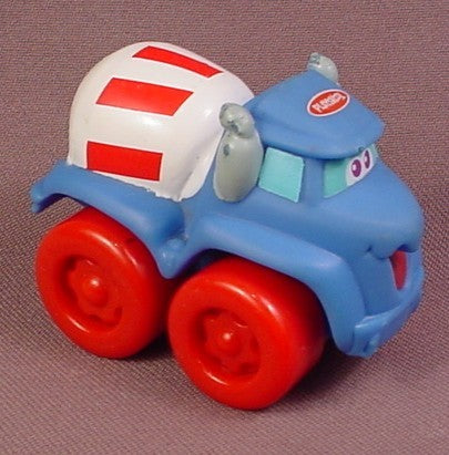 Playskool Tonka Wheel Pals Blue Cement Truck With White & Red Hoppe