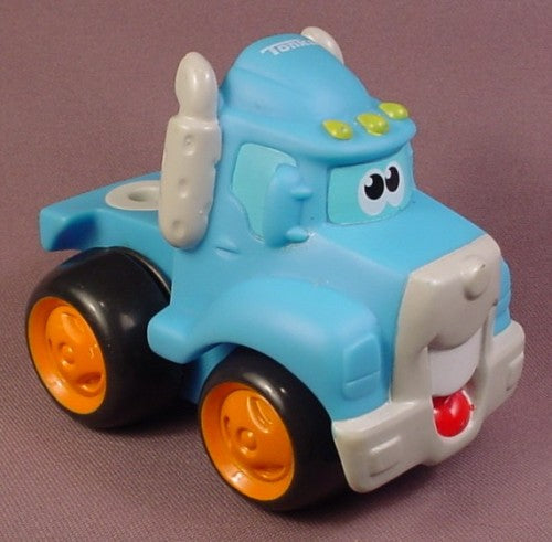 Playskool Tonka Wheel Pals Blue Semi Truck With Hitch, 4 Inches Lon