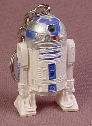 Star Wars 2007 R2-D2 Droid PVC Figure Keychain, 2 Inches Tall, Key