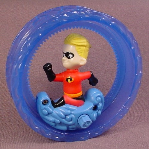 McDonalds 2004 Disney The Incredibles Wind Up Dash Toy, 4 Inches