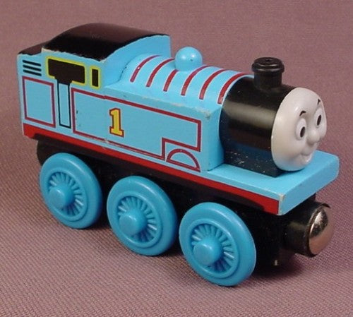 Thomas The Tank Engine Wooden Railway Thomas #1 Engine With Red Str