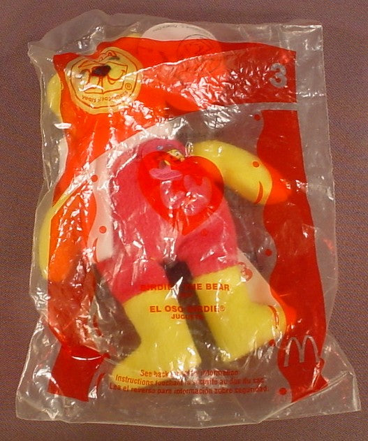 TY Teenie Beanie Babies Birdie The Bear In The Original Sealed Bag, 2004 McDonalds