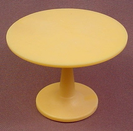 Calico Critters Yellow Round Table, From Kitchen Set CC2257, 2 Inch
