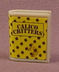 Calico Critters Yellow Book, From Living Room Accessories Set #CC25
