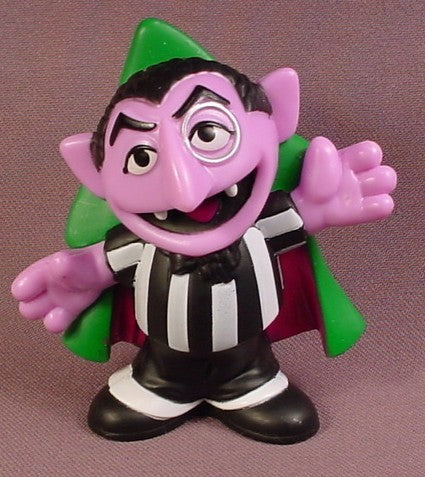 Sesame Street Young The Count With Arms Spread Wide PVC Figure, 3 1