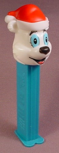 Pez Disney Polar Bear With Red Santa Hat, Pez Candy Dispenser, Made