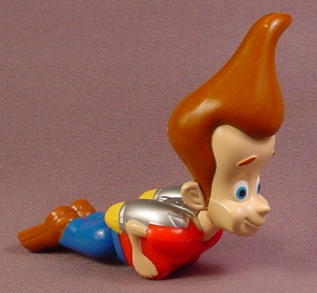 2003 Jimmy Neutron Toy Figure With Rocket Pack, 5 1/4" Long, Viacom