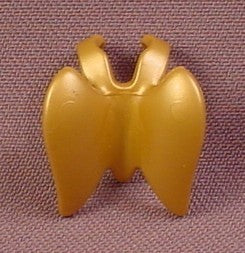 Playmobil Gold Angel Wings That Clip Over A Figure's Shoulders