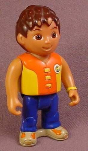 Dora The Explorer Go Diego PVC Action Figure Doll With Life Jacket,