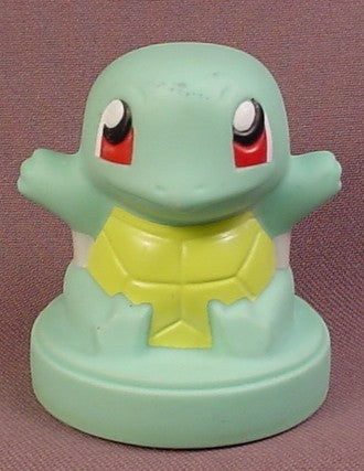 Pokemon Squirtle Figural Rubber Stamp, 2 3/8 Inches Tall, Circular