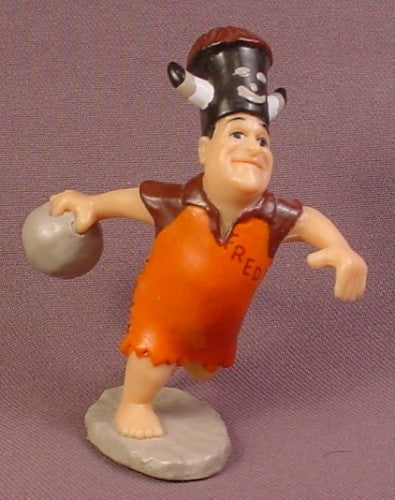The Flintstones Movie Fred Bowling In Water Buffalo Hat PVC Figure