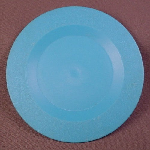 Fisher Price Blue Plate Or Dish Saucer, 4 5/8 Inches Wide