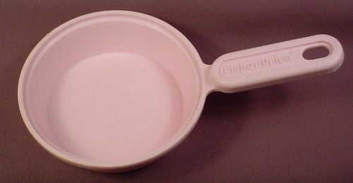 Fisher Price Pink Frying Pan With Handle, The Pan Is 4 Inches Acros