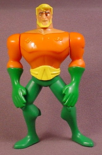 McDonalds 2010 Aquaman Sea Spear Action Figure, 4 Inches Tall, Swiv