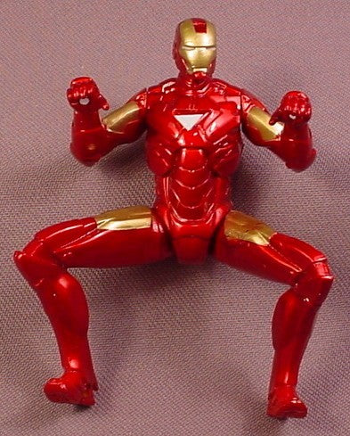 Iron Man Driver Action Figure, 3 3/8 Inches Tall, Rider For A Motor