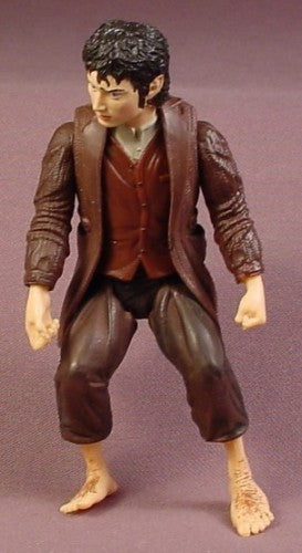 Lord Of The Rings Frodo Action Figure, 4 3/8 Inches Tall, 2001 Toy